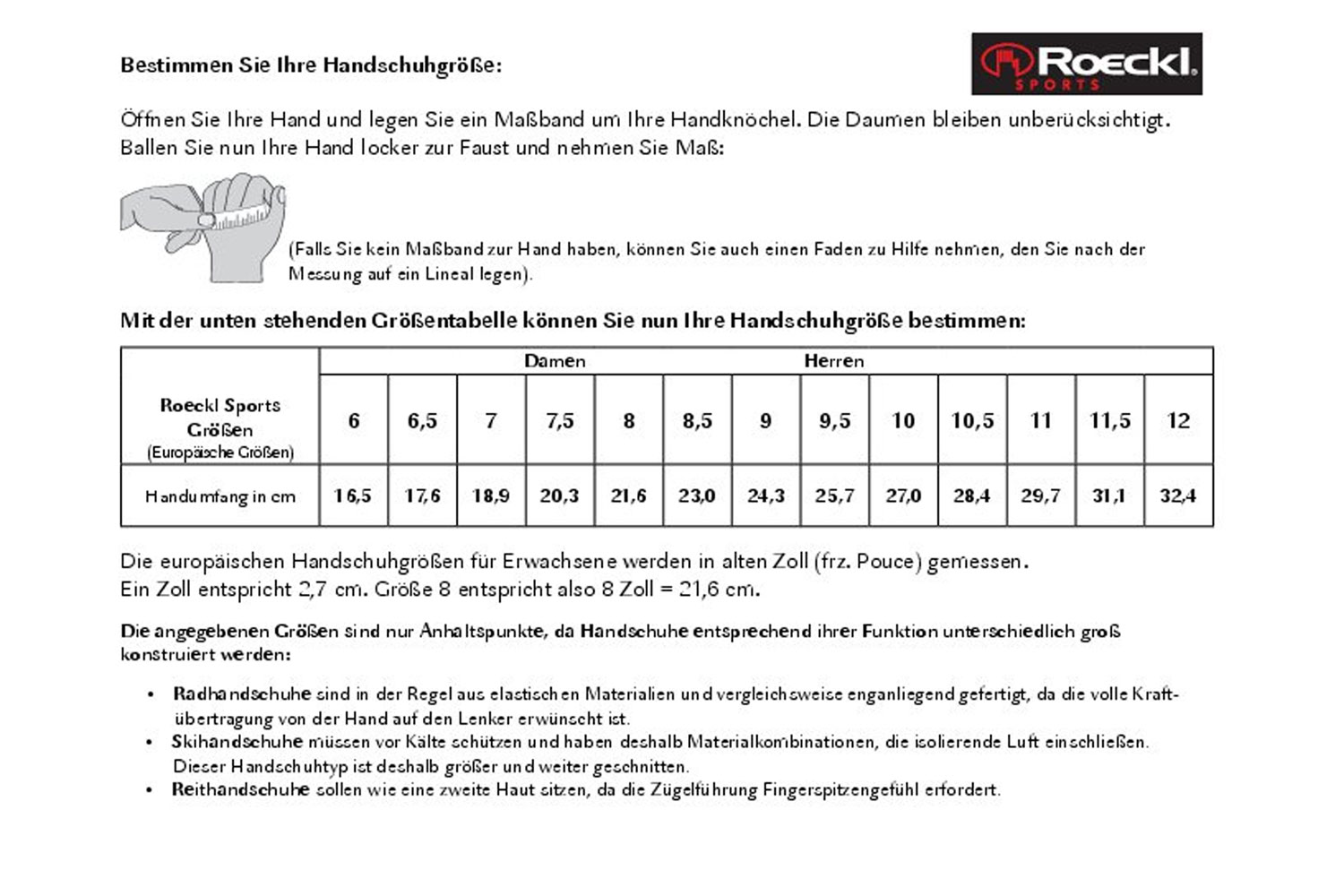 Roeckl Morgex Langfinger-Handschuh  